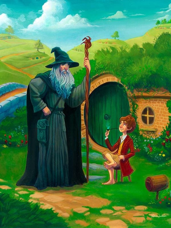 Gandalf Meets Bilbo
