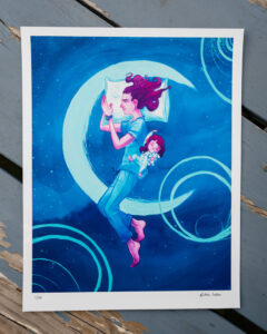 Love You To The Moon - Print - Image 2