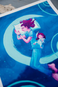 Love You To The Moon - Print - Image 3