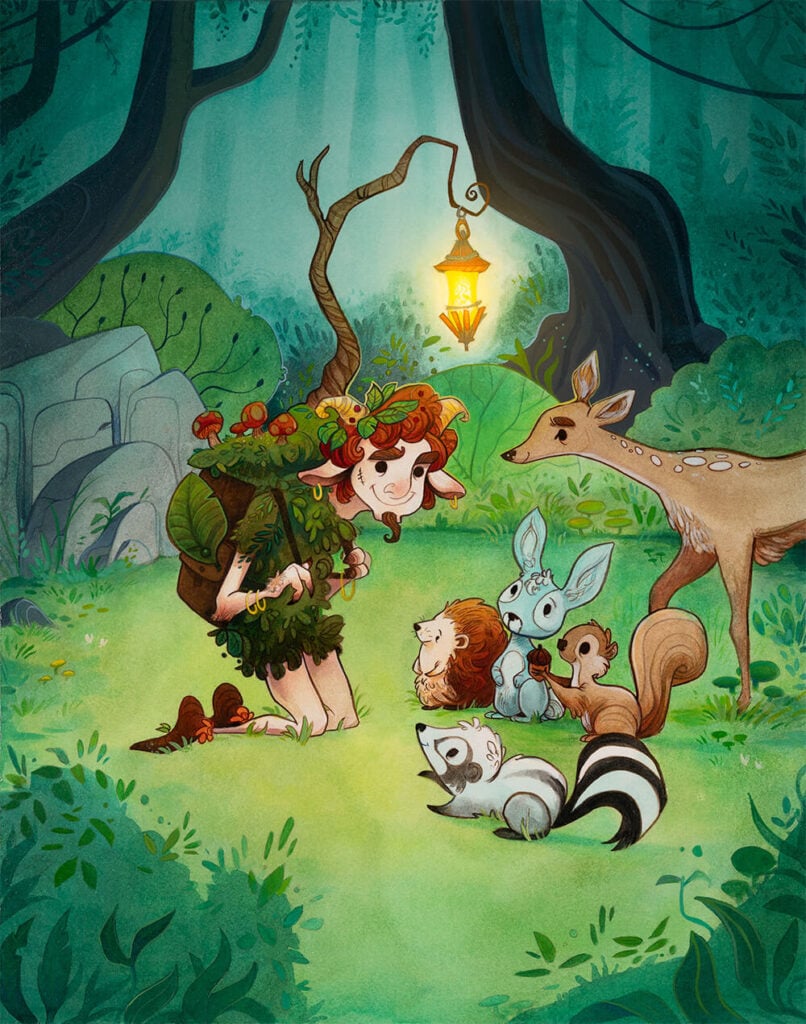 Meet a “Fawn Guardian,” who travels the forest, taking care and checking on the animals. He is an animal keeper and tends to look after them