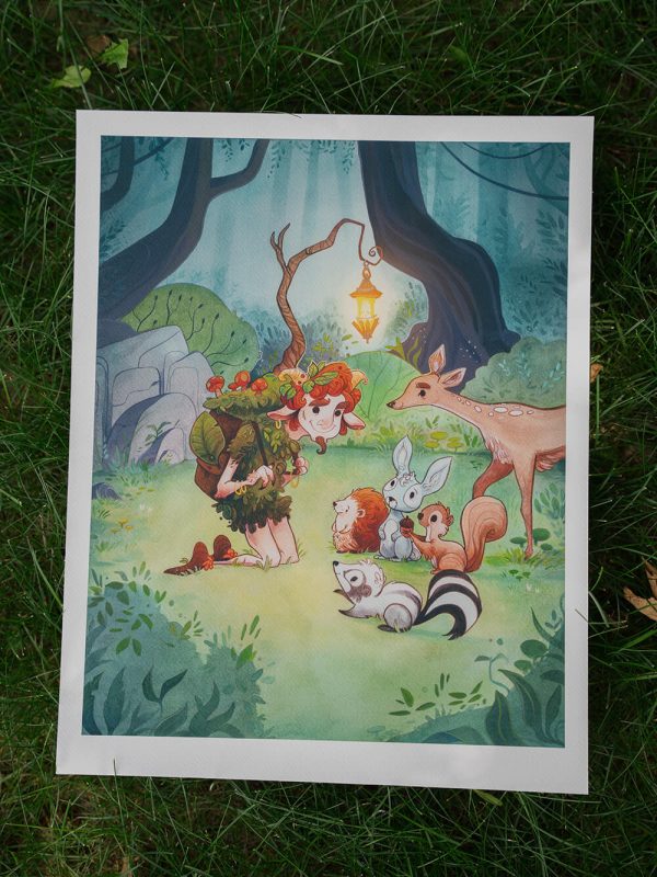 Faun Guardian 11x14 Print