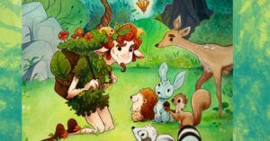 Faun Guardian Fantasy Painting - Image 5