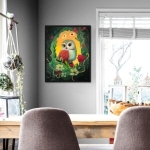 Hoot 'N Roses Print - Image 5
