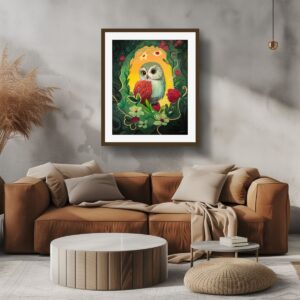 Hoot 'N Roses Print - Image 4