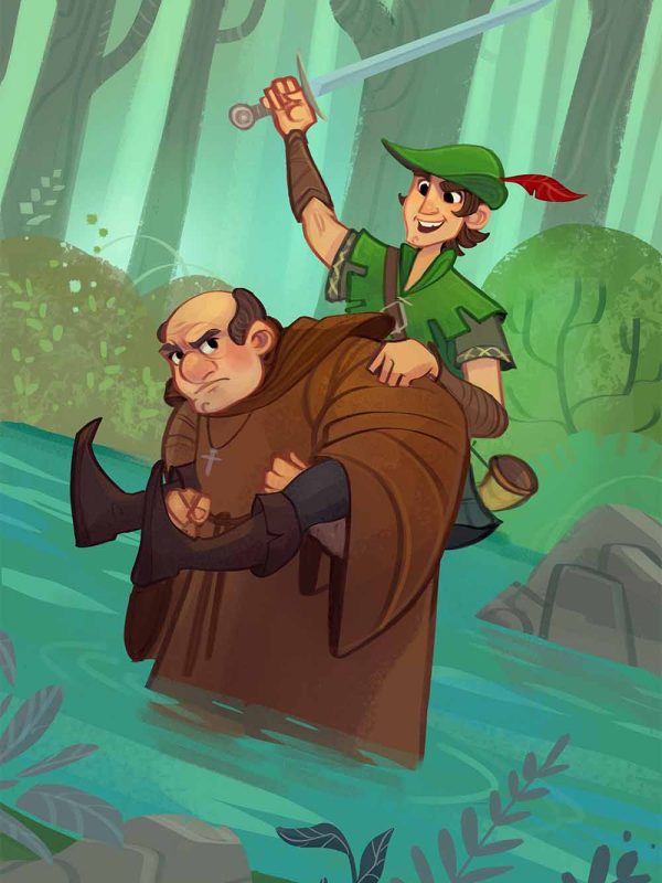 Friar Tuck and Robin Hood