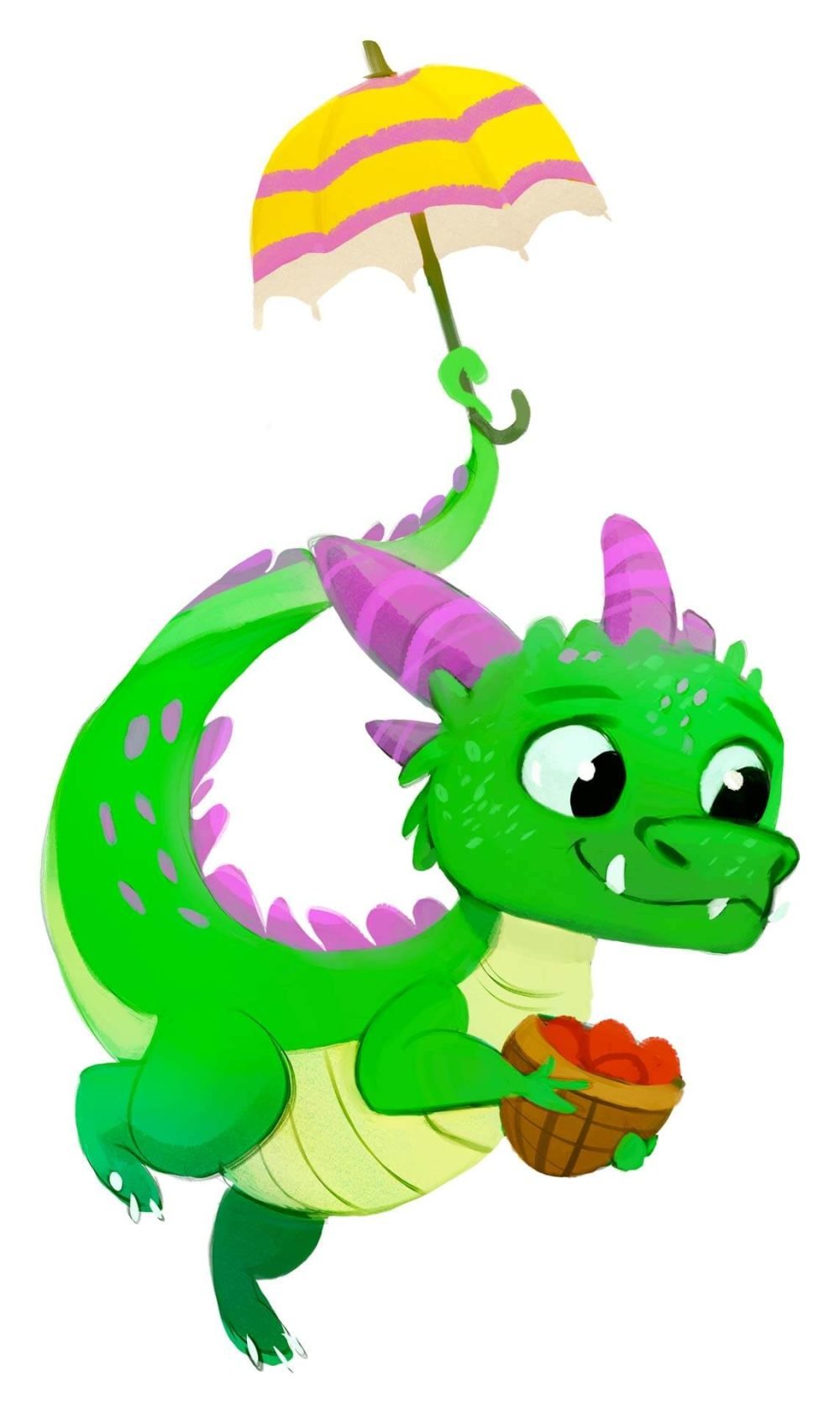 Dragon Umbrella Sticker