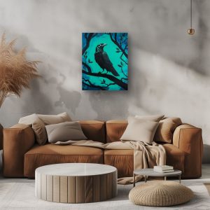 Raven's Perch Original Painting - Image 5