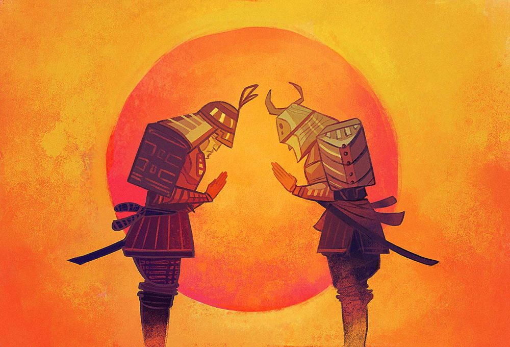 Samurai Respect Print